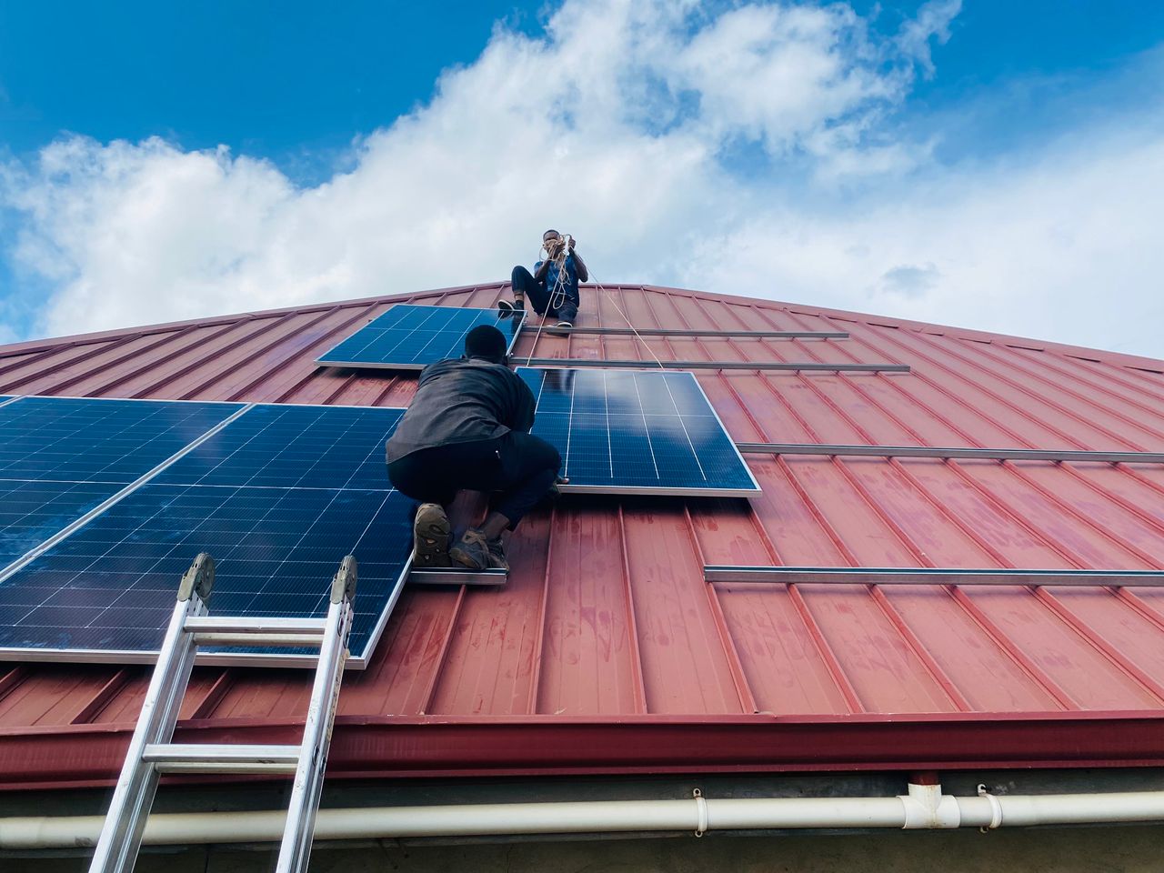 On-site installation work