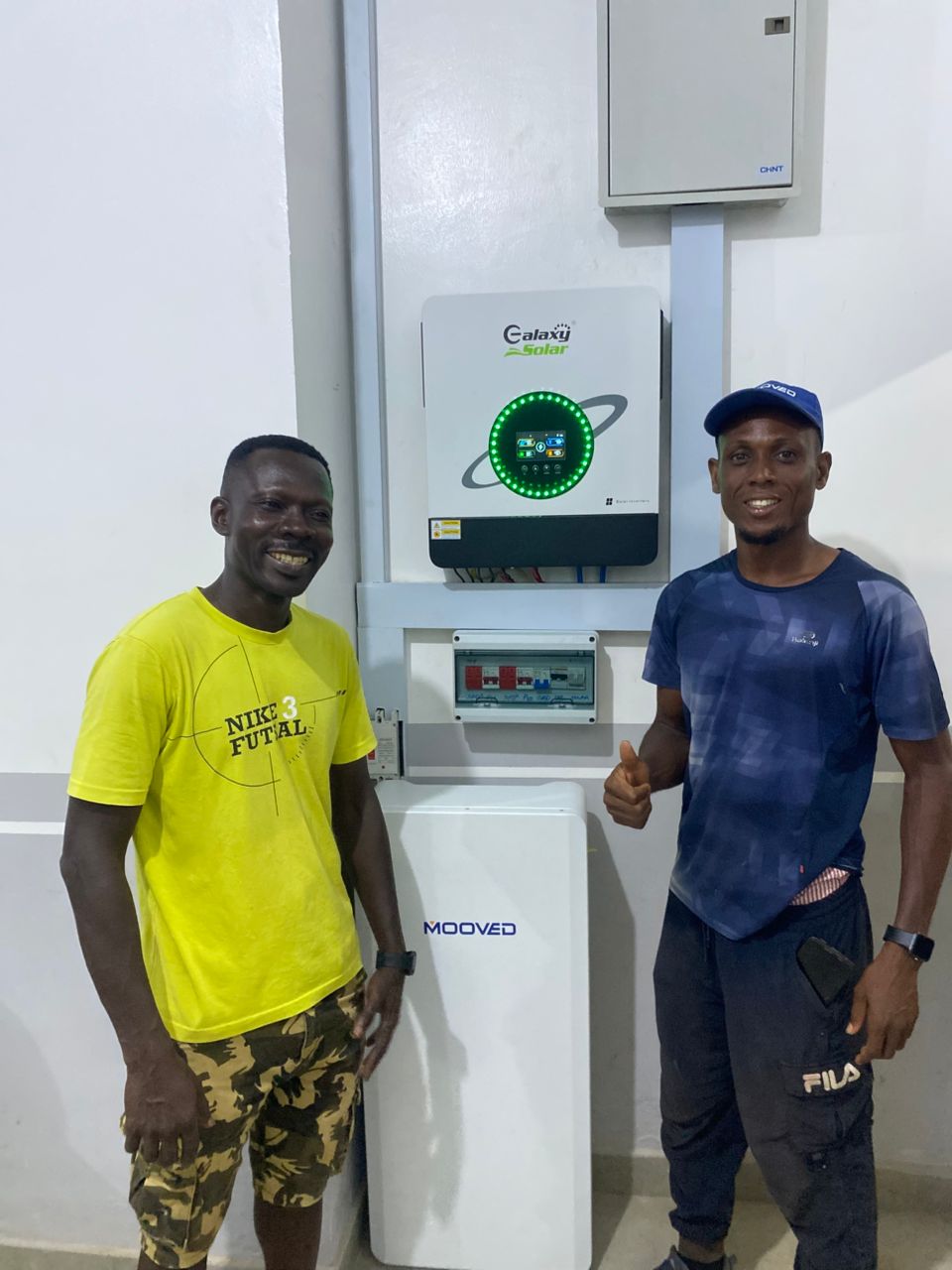 Completed installation